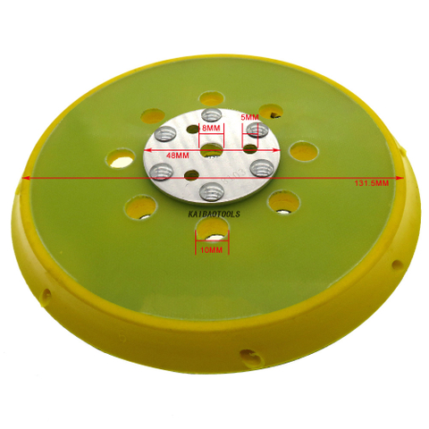 150 мм 6 -дюймовая шлифовальная панель шлифовальная шлифовальная машина и петля с боковыми отверстиями аксессуары Power Tools