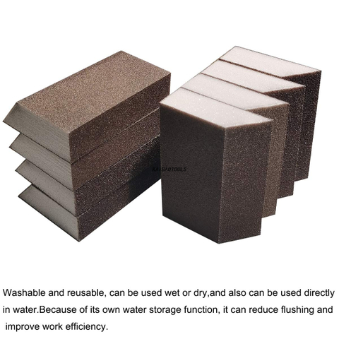 скоси по губке песок для полировки деревянного металла