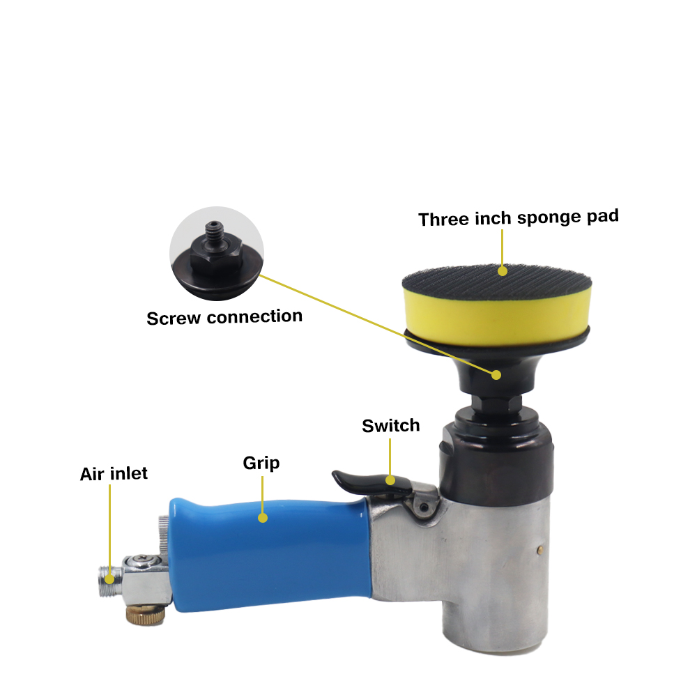 Пневматическая полировальная машина